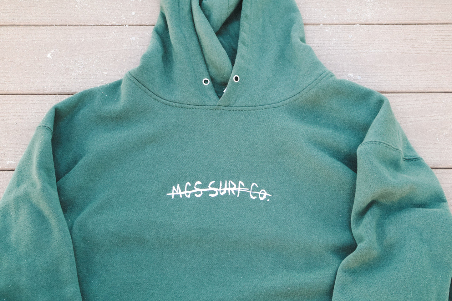 Green Slash Hoodie